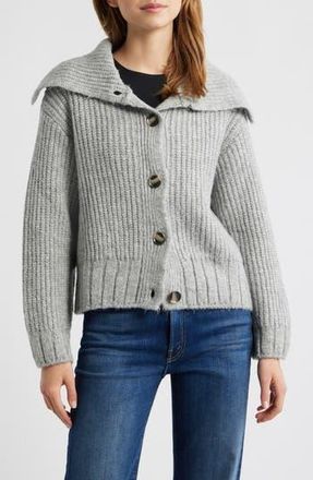 Mango Esti Sailor Collar Cardigan in Grey at Nordstrom Rack, Size Small