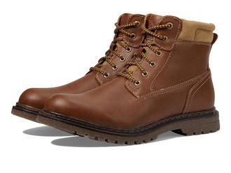 Dockers Richmond Mens Lace-up Boots Dark Tan : 10.5 D - Medium, Synthetic