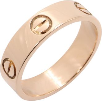 Cartier Gold Pink Gold (18K) Band Ring (Pre-Owned)