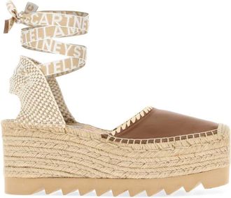 Stella McCartney Brown Gaia Espadrille Wedges