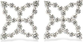 Roberto Coin Orecchini in oro bianco 18 carati con diamanti - Argento