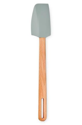 LE CREUSET Signature Small Silicone & Wood Spatula in Sea Salt at Nordstrom