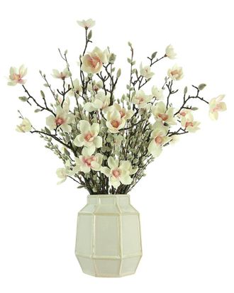 Creative Displays Inc. White Butterfly Magnolia And Pussy Willow Floral Arrangement