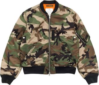 St&uuml;ssy Ma-1 Bomber Jacket Woodland Camo 115955-WOCA