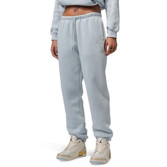 Nike Jordan Womens Brooklyn Fleece Pants - Aura/White Size XL