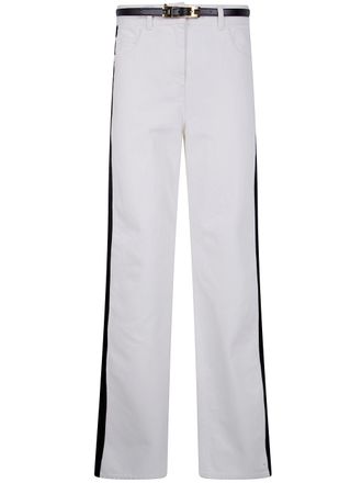 Elisabetta Franchi Jeans With Contrast Band