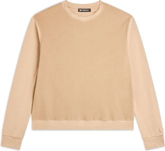 Freddy Felpa donna girocollo in jersey con tessuto waffle