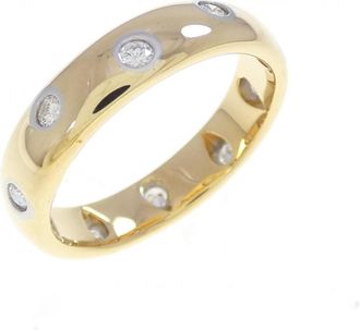 Tiffany & Co. Platinum 950 Yellow Gold Band Ring (Pre-Owned)