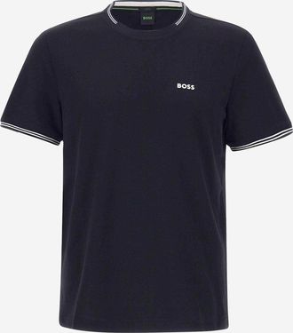 HUGO BOSS Stretch-Baumwoll-T-Shirt mit Logo