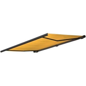 Hhg Nunca Usado] Funda De Recambio Para Toldo T123, Cofre Completo Funda De Recambio Protecci&oacute;n Solar 4,5x3m, Poli&eacute;ster Amarillo