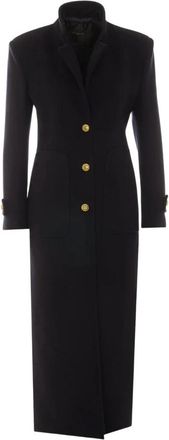 Pinko Verici Jas - Dames - Mantel - Zwart - M - Wol - Jassen
