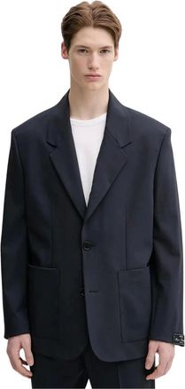Msgm Hombre, Chaquetas, Azul, Talla: M