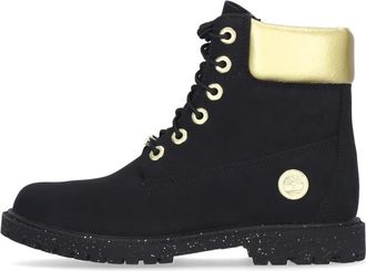 Timberland Hoge Boot Cupsole - Dames - Veterlaarzen - Zwart - 37 EU - Leer - Schoenen