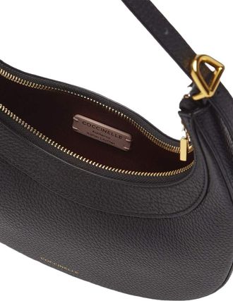 Coccinelle Womens Mini Crossbody Bag Black Cowhide Crossbody-bags