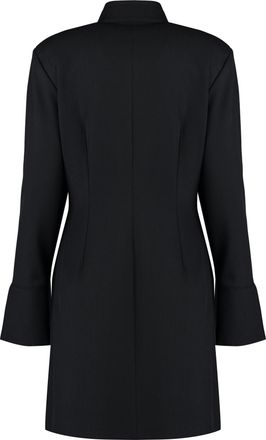 Genny Womens Wool-Blend Dress Black