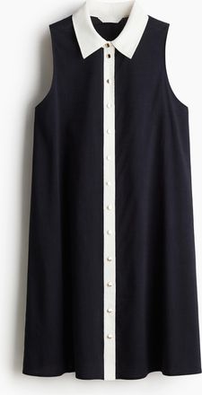 H&M Blusenkleid in A-Linie - Blue