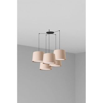 Faro Barcelona Faro Samba - Gota De Racimo Triple Cil&iacute;ndrico Beige Claro, E27