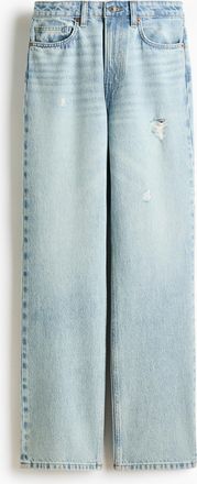 H&M Straight High Jeans - Blue