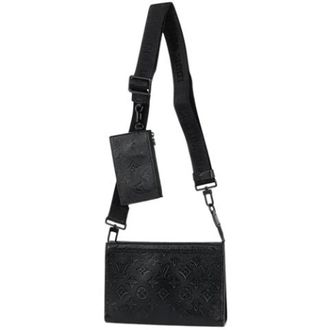 Louis Vuitton Pre-owned Borsa a Spalla Monogram Shadow - - Pre-owned - Uomo - Nero - ONE SIZE
