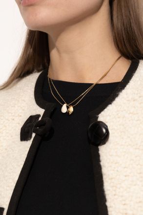 Isabel Marant Brass Necklace, Womens, Gold