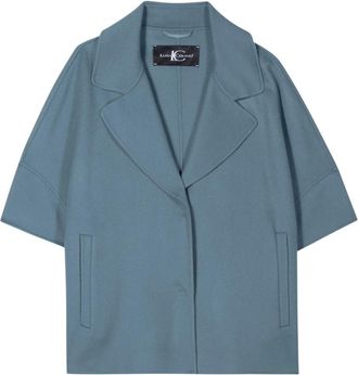 Luisa Cerano Mujer, Chaquetas, Azul, Talla: M