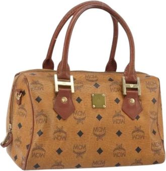 MCM Pre-owned Hand Bag - Dames - Vintage Handtas - Bruin - ONE Size - Leer - Vintage