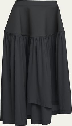 Issey Miyake Mute Winding Asymmetric Midi Skirt