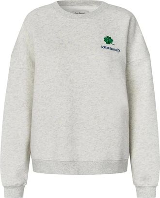 Lollys Laundry Strawberry Sweatshirt - Dames - Sweatshirts - Grijs - S - Hoodies & sweatvesten