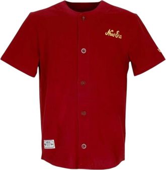 New Era Premium Hot Red Jersey - Heren - Fitness - Rood - XL - Fitness