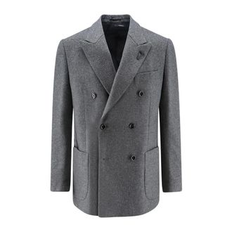 Lardini Blazer in misto lana e cashmere - - Jackets - Uomo - Grigio - L