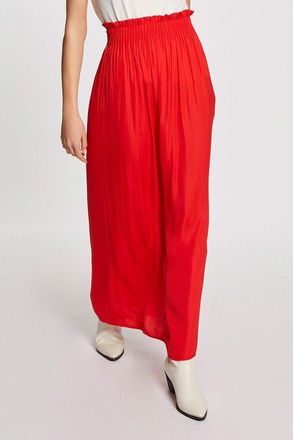 Morgan Lange soepele rok met een elastische taille