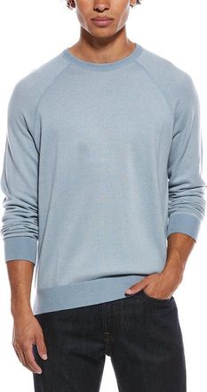 Vince Birdseye Raglan Wool & Cashmere-Blend Crewneck Sweater