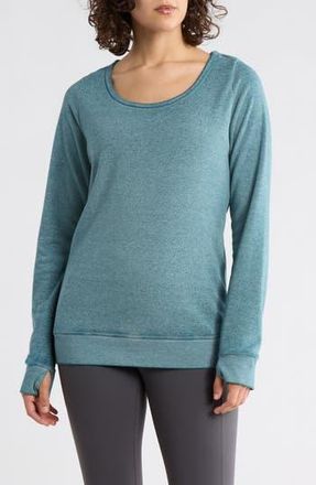 Threads 4 Thought Loop Back Pullover Sweater in Deep Ocean at Nordstrom Rack, Size Small