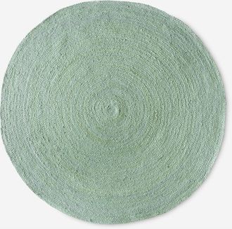 Linea Paralela Linea Paralela - Alfombra Yute Redonda Verde &Oslash;140cm