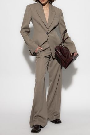 The Attico Wool Trousers, Womens, Grey