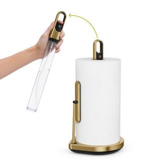 Simplehuman paper towel holder with spray in Brass at Nordstrom