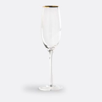 La Redoute Interieurs Set van 4 champagne glazen, Lurik