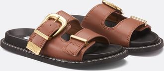 Steve Madden Platte muiltjes van leer Arch-E