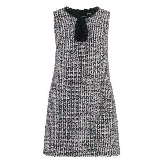 Self Portrait Bouclè Knitted Dress