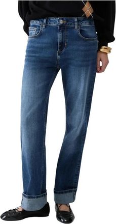 Liu Jo Jean Denim Recto - Dames - Regular Fit Jeans - Blauw - W25 - Denim - Jeans