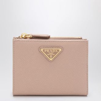 Prada Powder pink Saffiano leather wallet