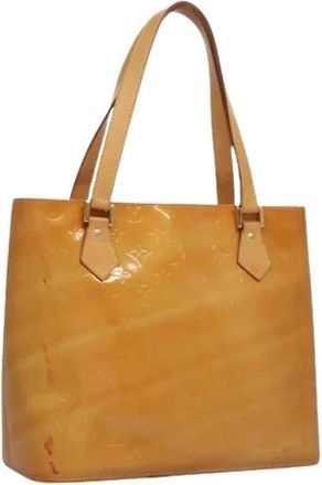 Louis Vuitton Pre-owned Vintage Tote Bag - Dames - Vintage Shopper - Geel - ONE Size - Leer - Vintage
