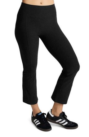 Beyond Yoga Spacedye Pintuck Kick Flare Pants in Darkest Night at Nordstrom, Size X-Large