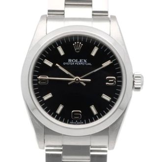 Rolex Pre-owned Vintage Polshorloge - unisex - Pre-owned - Zwart - Maat: ONE Size