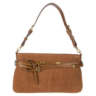 Pinko Shoulder Bags, female, Brown, Size: ONE SIZE Belt Bag Classic Suede