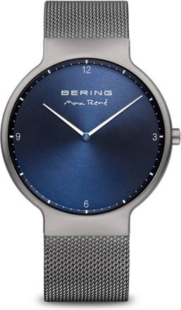 Bering Herenhorloge Max Ren&eacute; 40 mm Armband Roestvrij Staal 15540-077 - Heren - Horloges - Grijs - ONE Size - Accessoires