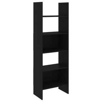 vidaXL Vidaxl Libreria Nera 60x35x180 Cm In Legno Multistrato