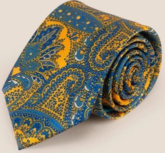 Oswin Hyde Mens Print Yellow