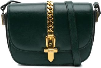 Gucci Pre-owned Cross Body Bags, female, Green, Size: ONE SIZE Pre-owned Leather crossbody-bags