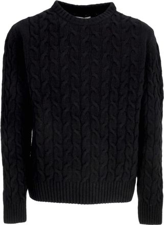 Arte Knit Sweater Aw 25-135K - Heren - Ronde hals truien - Zwart - M - Wol - Truien & Vesten